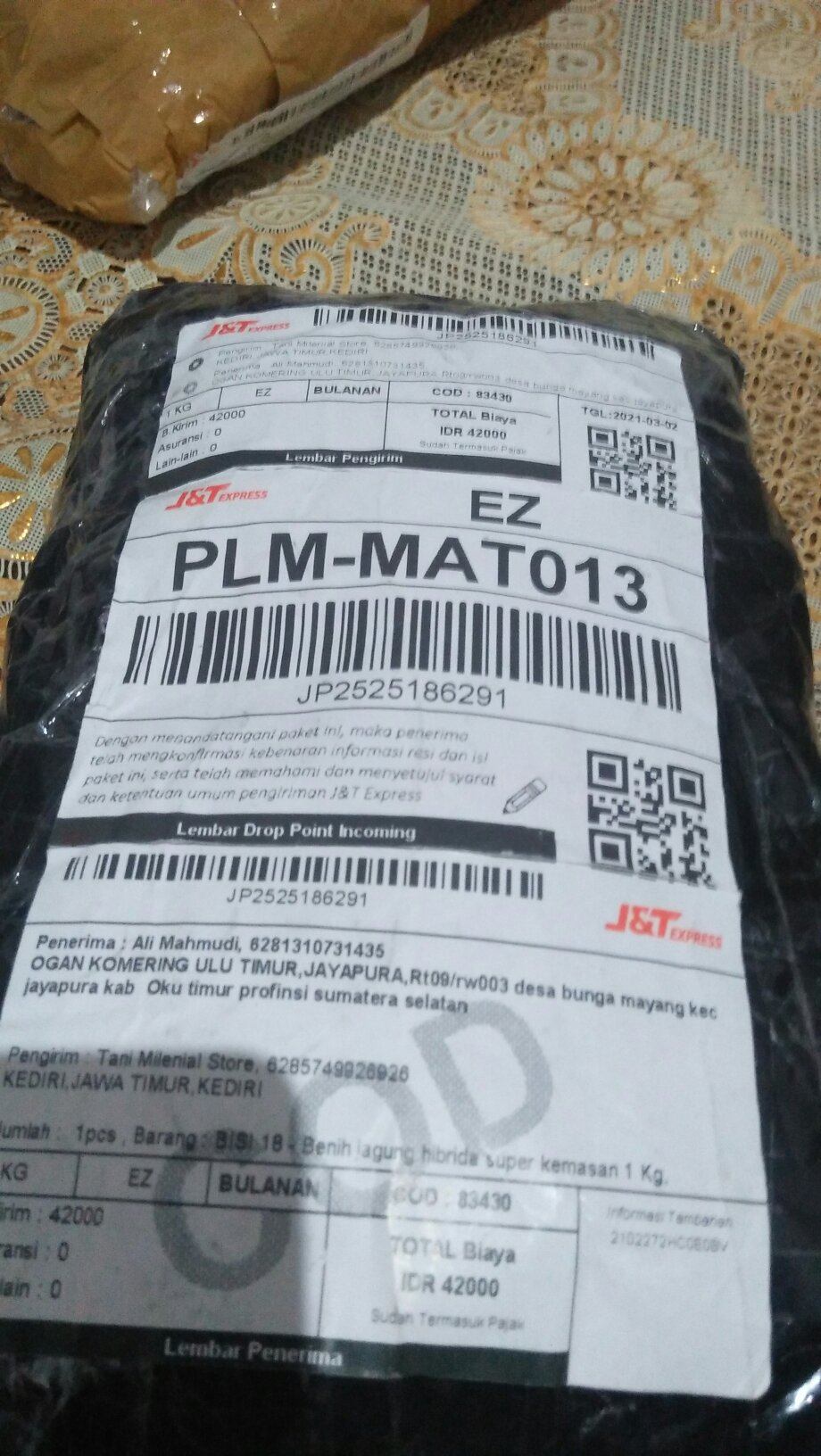 Bisi 18 - Benih Jagung Hibrida Super Kemasan 1 Kg