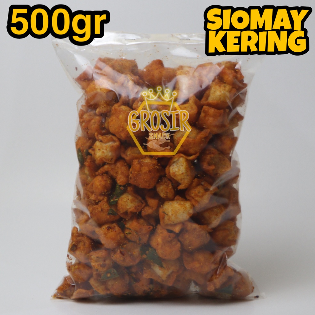 

Siomay Kering / Batagor Kering Seblak Kering 500gr Daun jeruk Banyak Rasa