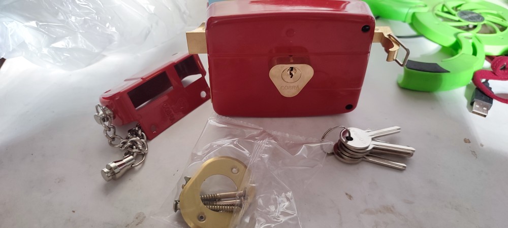 Kunci Pintu Gerbang Otomatis Cobra Simply Key 5pcs Merah Murah