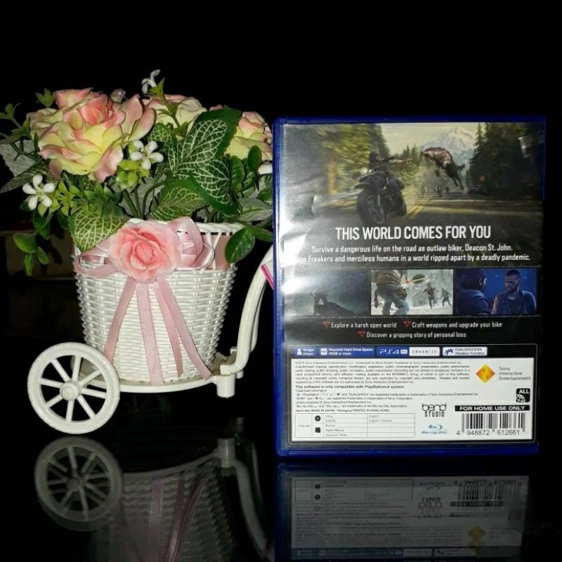 BD Kaset PS4 Days Gone Game PS 4 Bekas Second Mulus