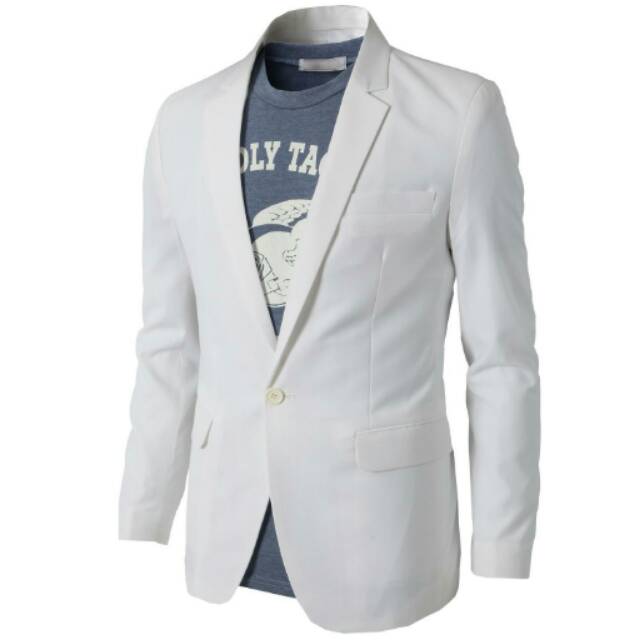 BLAZER PRIA BLAZER PUTIH BLAZER ANAK MUDA
