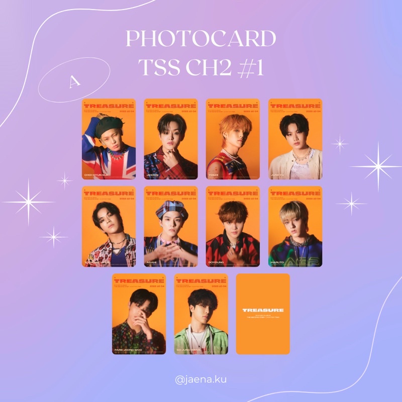 [TREASURE] PHOTOCARD THE SECOND STEP CHAPTER TWO TREASURE ‼️BACA DESKRIPSI‼️