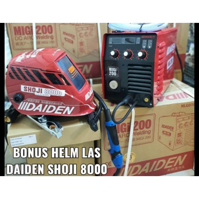 MESIN LAS DAIDEN MIGI 200 MESIN LAS CO2 DAIDEN MIG 200 INVERTER DAIDEN MIGI