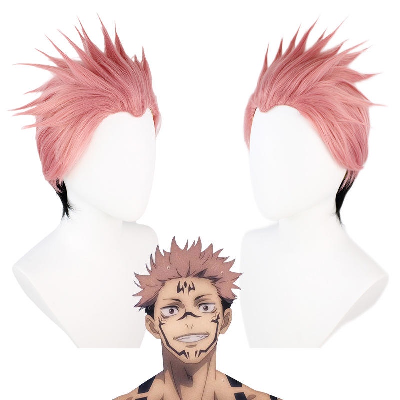 【Wetrose】Jujutsu Kaisen Anime Itadori Yuji Fushiguro Megumi Kugisaki Nobara Gojo Satoru Ryomensukuna Maki Mai Okkotsu Yuta Inumaki Geto Suguru Wig