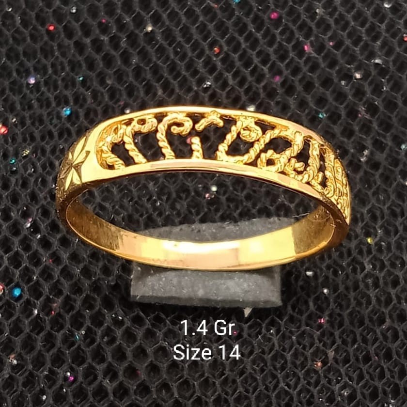 Cincin Emas 17 K - 1.4 Gr Kadar 750 - CMS100000044