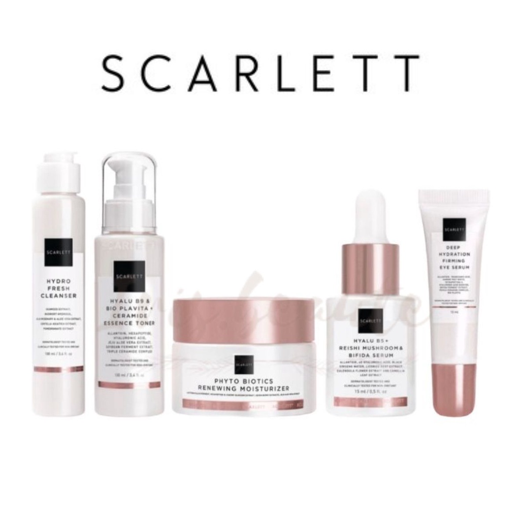 Scarlett Whitening Age Delay - Cleanser/Toner/Serum/Eye Cream/Moisturizer