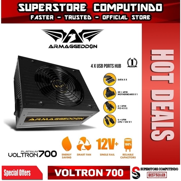 Power Supply PSU Armaggeddon Voltron Platinum 700 Watt