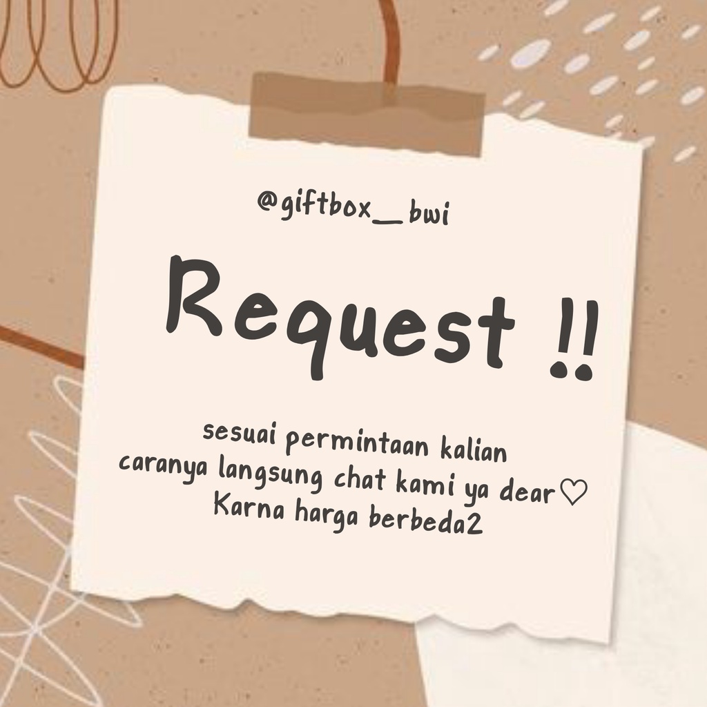 

Bouquet sesuai request, buket request