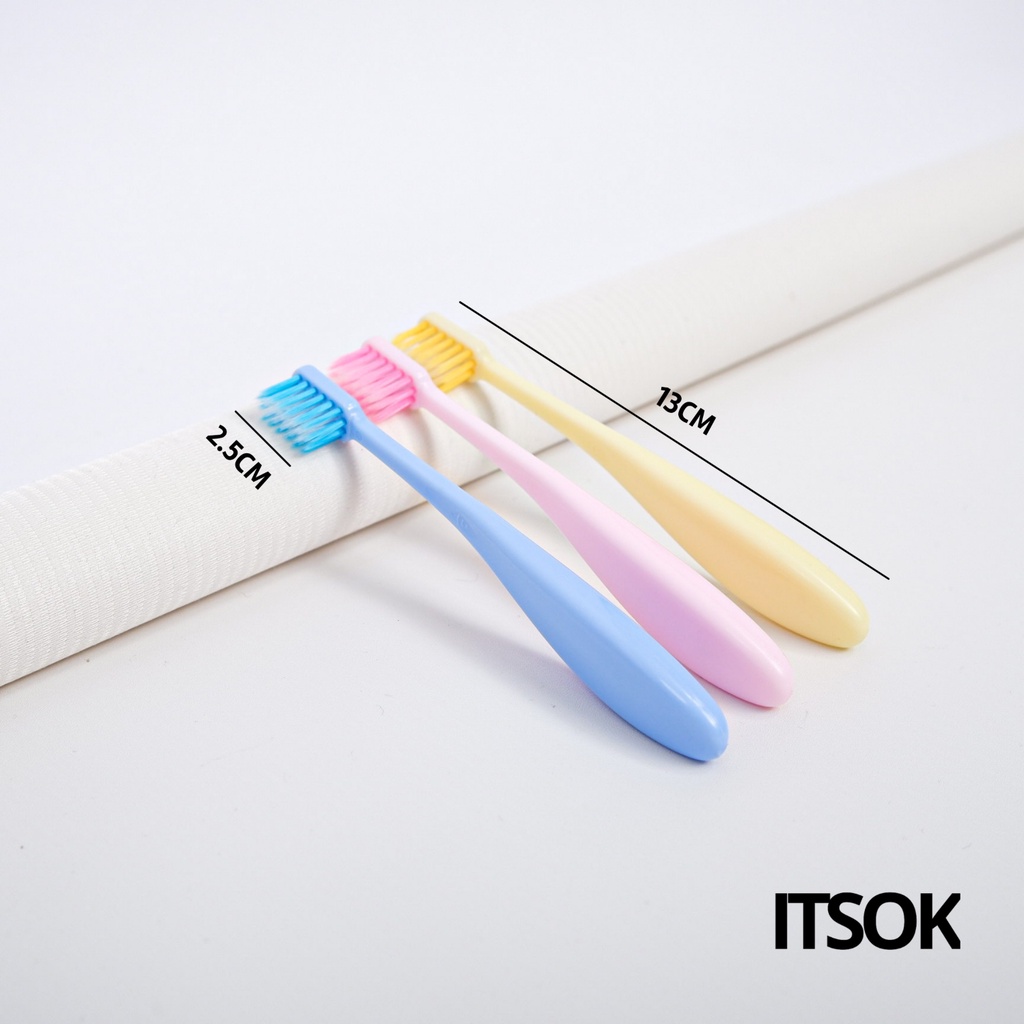 ITSOK Sikat Gigi Anak Bayi /Kids Toothbrush 3 pcs set 2-6 tahun