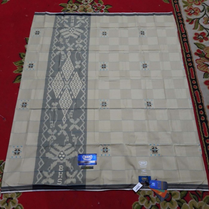 Sarung BHS Classic SKT RTM DAM Songket Klasik Original - Putih