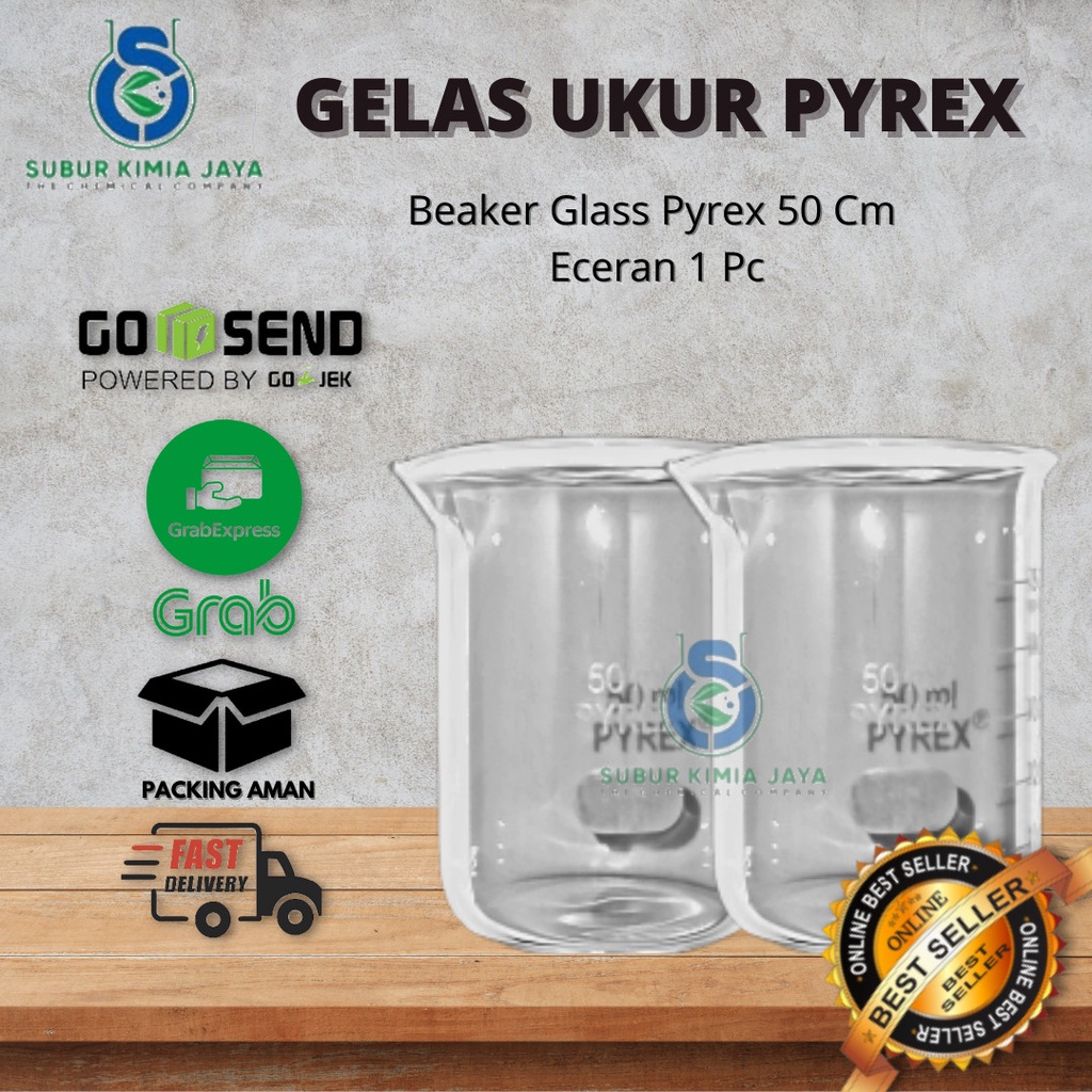 

Beaker Glass Pyrex 50 ML Premium