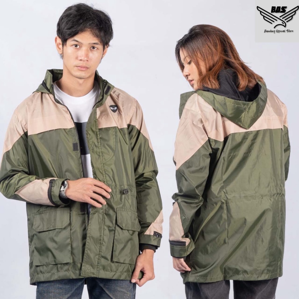 Jaket Parka Jeep Hijau army Jaket Pria Adem Saat dipakai Hangat Dan Nyaman