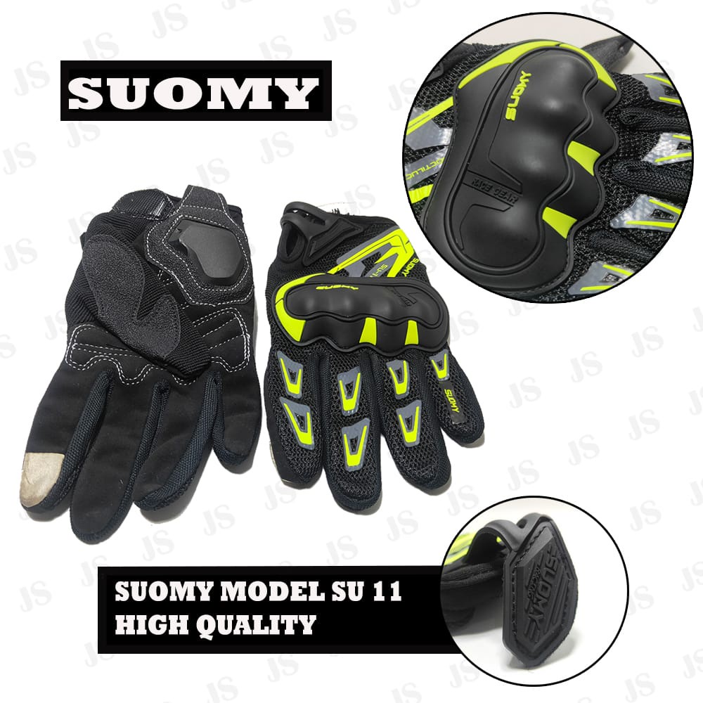 SARUNG TANGAN SUOMY SU-11 TOUCH FINGER GLOVES SOUMY SU11 LAYAR SENTUH HP motor