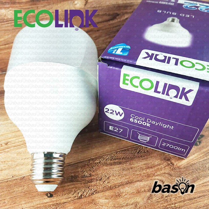 ECOLINK LED BULB 22W HB MV ND E27 G3 - Bohlam Lampu LED High Bay