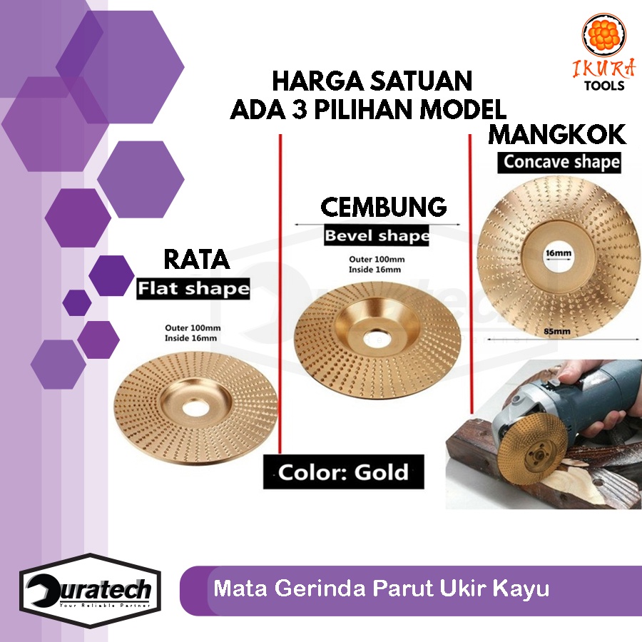 Mata gerinda listrik parut amplas kikir tungseng gerinda parut kayu kepala gergaji permukaan rata ce