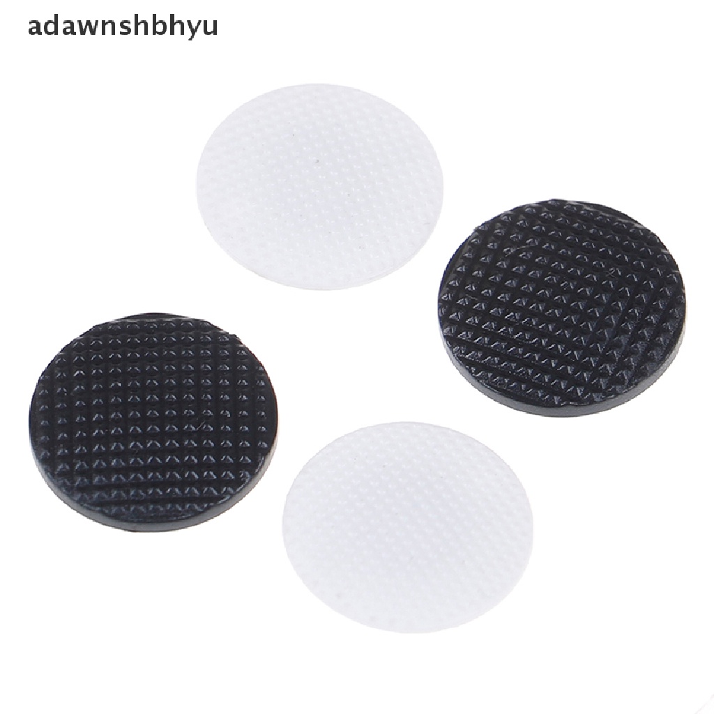 Adawnshbhyu 4pcs Tombol Topi joystick analog 3D Putih Hitam Untuk PSP1000