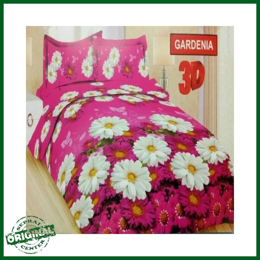 SEPRAI / SPREI BONITA GARDENIA No.1 KING 180 SEPRAI SPRAI BUNGA ASTER SELIMUT