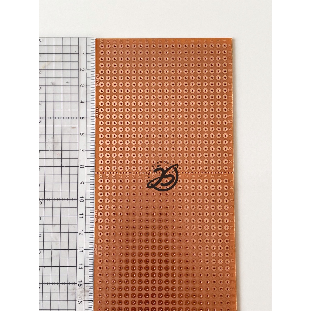 PCB Titik 16,5cm x 8,5cm LAPIS TEMBAGA 165mm x 85mm 16,5x8,5