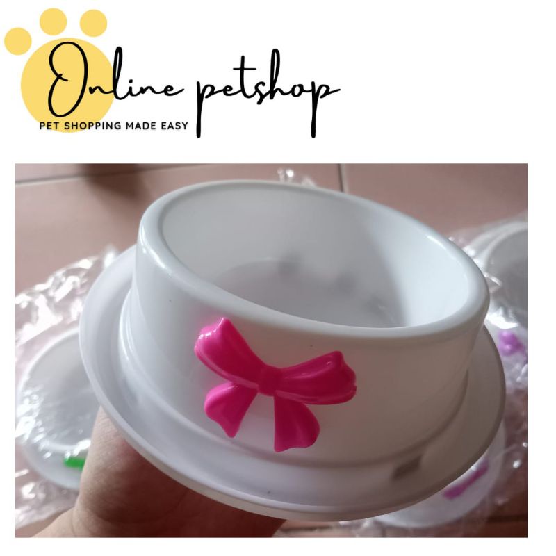 tempat makan kucing lucu imut