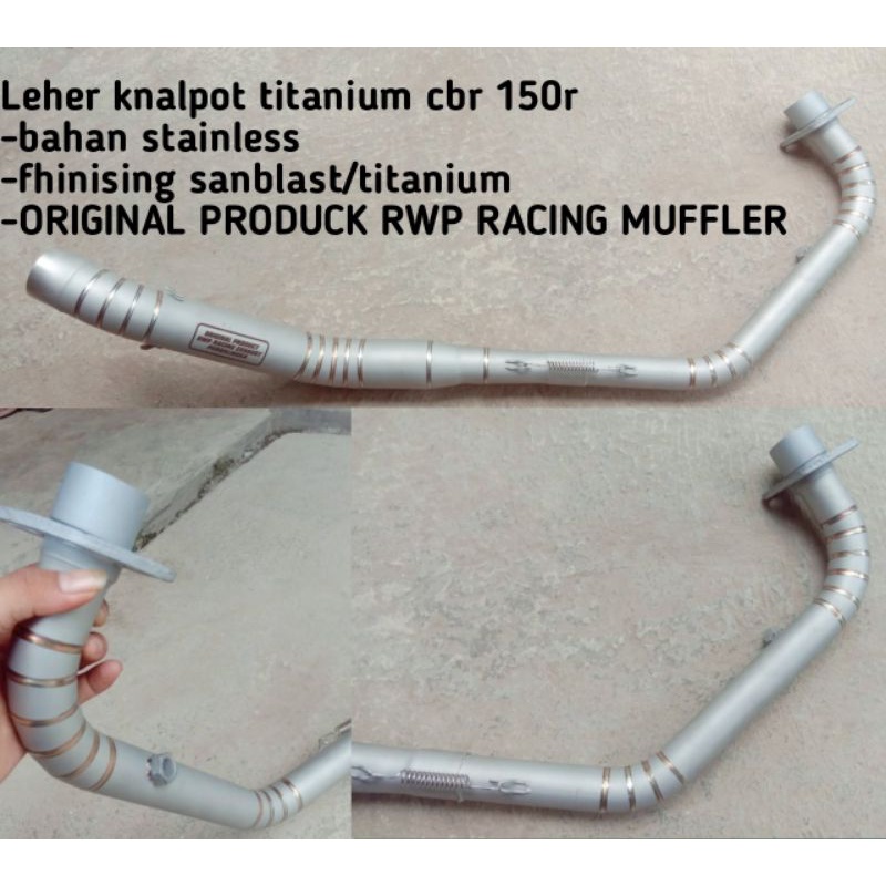 Leher header knalpot cbr 150r leher titanium cbr facelift header cbr 150r facelift knalpot cbr 150r