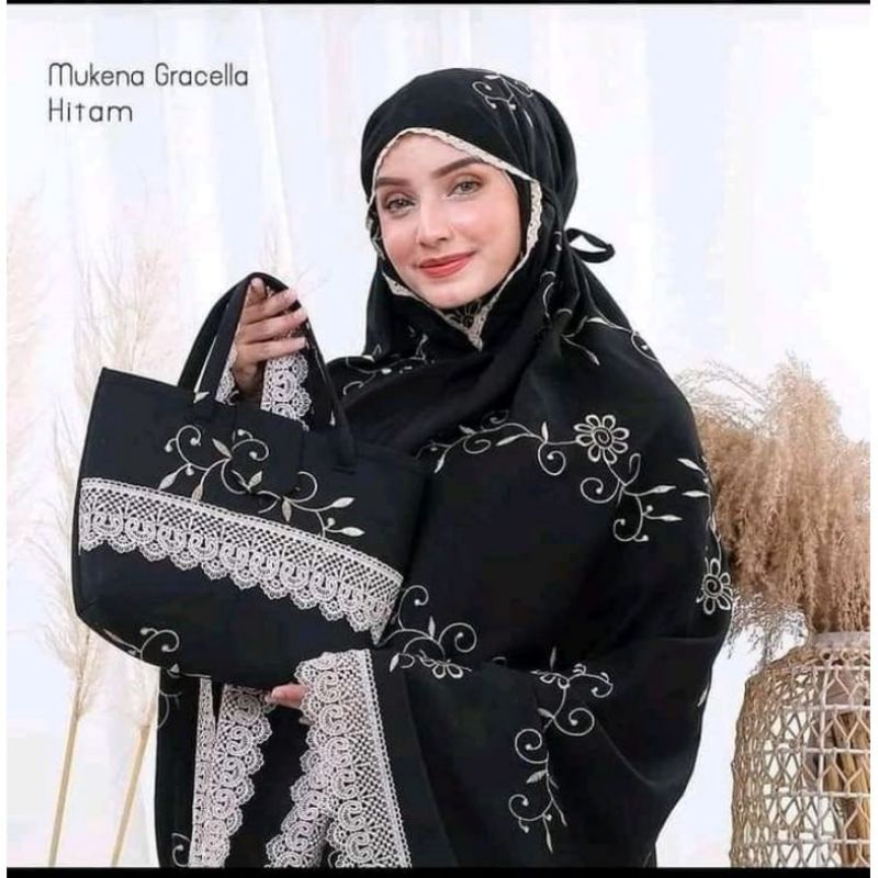 Mukena Gracella Katun Rayon Kahatex