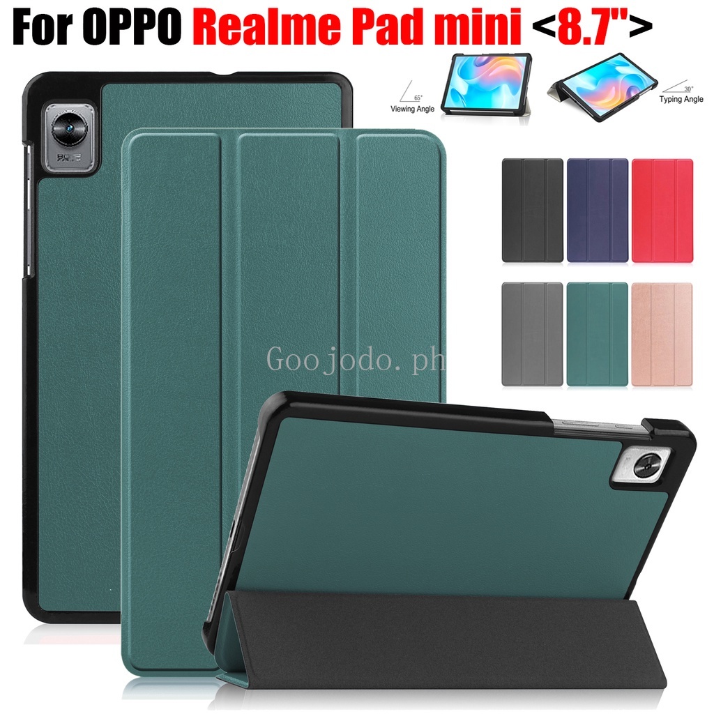 Flip Case Magnetik Bahan Kulit PU Anti Keringat Untuk Realme Pad mini 2022 Tablet OPPO Realme RMP2105 8.7 &quot;4G LTE