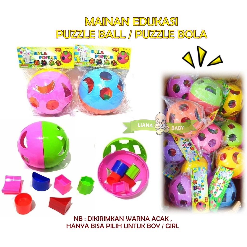 MAINAN EDUKASI PUZZLE BALL PUZZLE BOLA