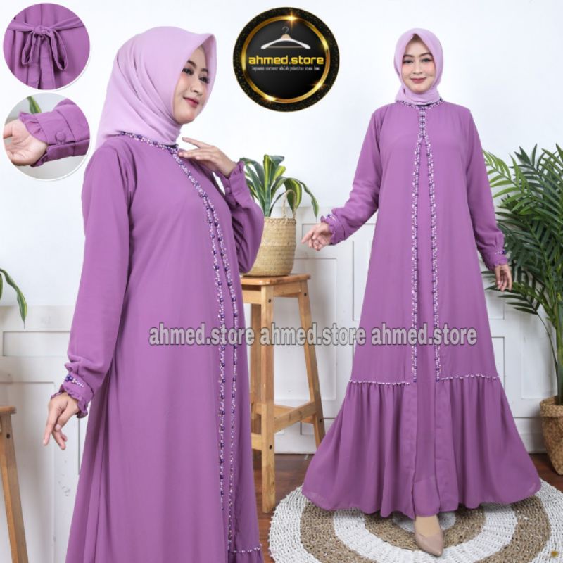 GAMIS CERUTY LAYER PAYET/GAMIS PAYET CERUTY BABYDOLL/GAMIS MEWAH PREMIUM/AHMED.STORE