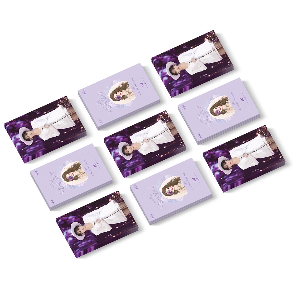55pcs / set Kartu Foto Lomo Kpop BTS JK IU BLACKPINK Lisa Jennie Rose
