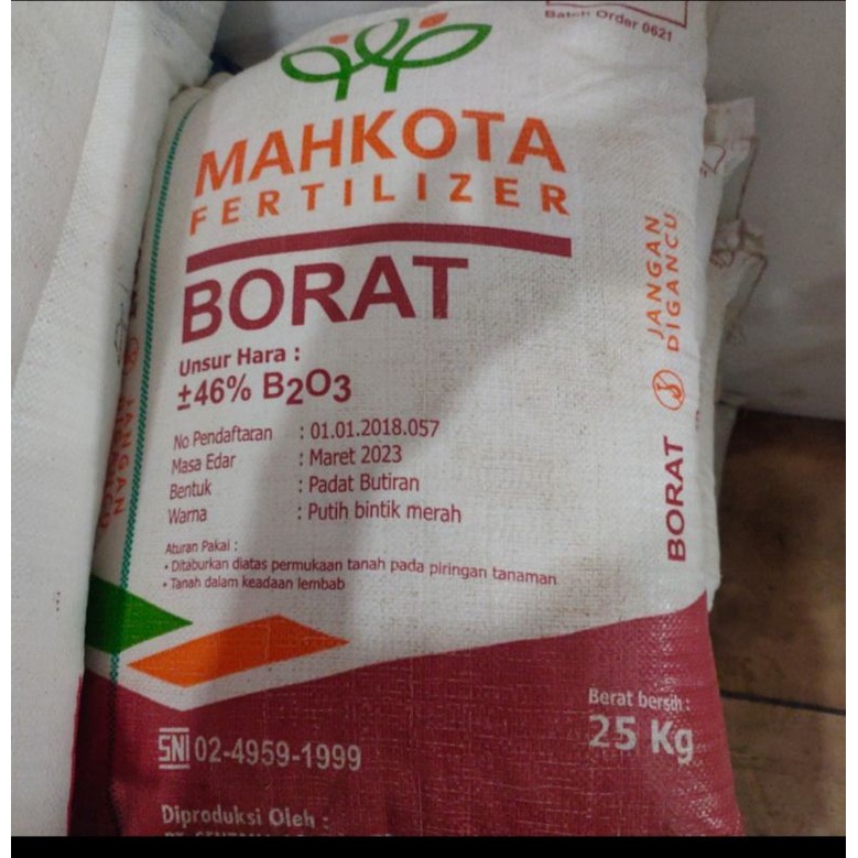 Pupuk Borate Kemasan 25KG