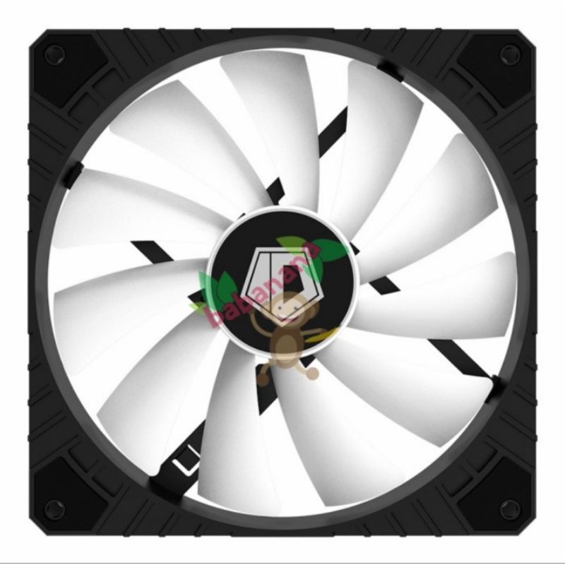 Fan ID cooling 140mm XF-14025-XT-W pwm 4 pin casing pc kipas