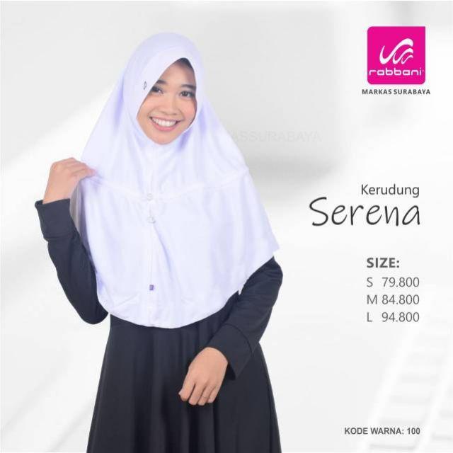 Kerudung instan Rabbani SERENA-Putih