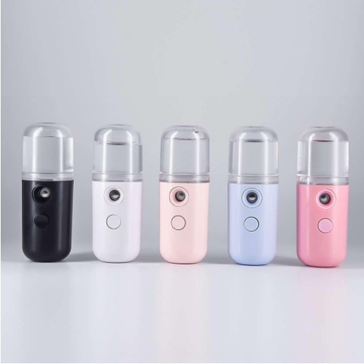 Facial Sprayer Mini Nano Mist Spray Perawatan Wajah Mini Portable USB Spray Facial Mist