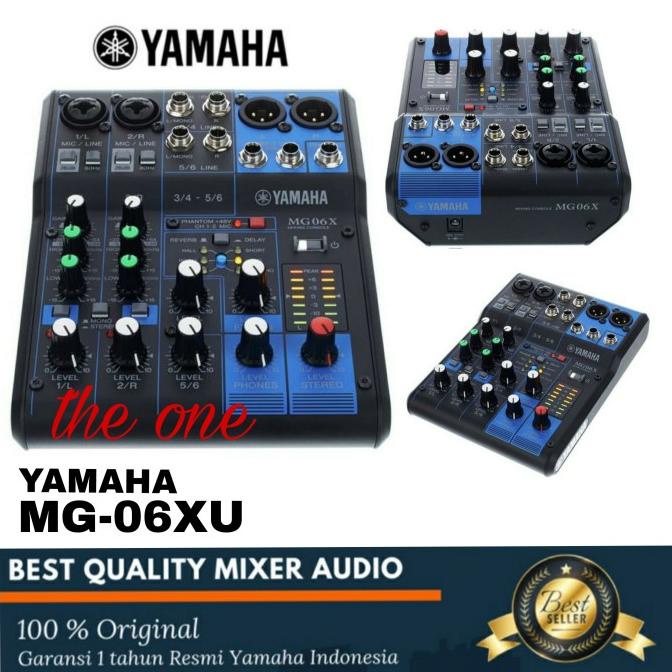 MIXER YAMAHA MG 06X ORIGINAL / MIXER AUDIO YAMAHA MG06X 6 CHANNEL