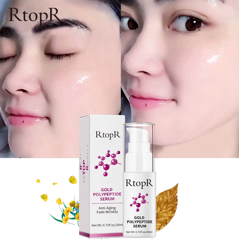 [BPOM]RtopR Asam Hyaluronic Kolagen Serum Wajah Serum Wajah Perawatan Jerawat Esensi Perawatan Kulit Anti-Kerut Pemutih Serum Wajah 20ml