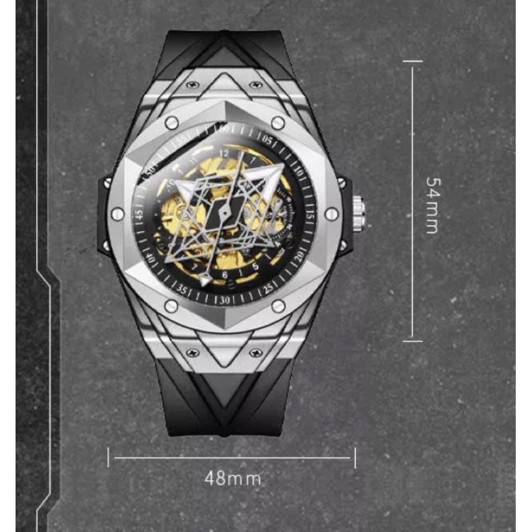 Jam Tangan Pria Homage Bigbang Sangbleu Tatoo Kimsdun Automatic