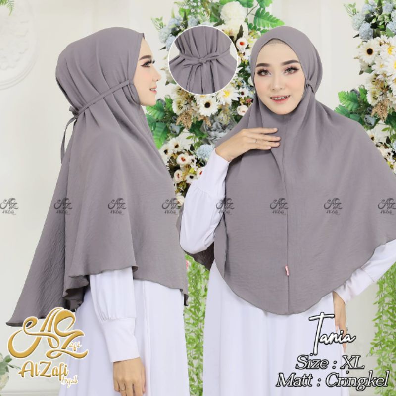 Tania XL - Bergo Hijab by Alzafi || Hijab Instan