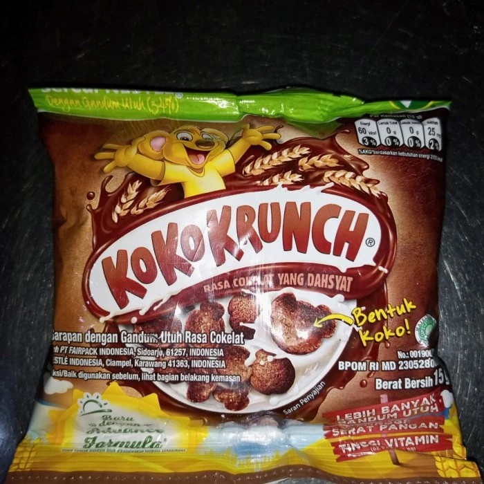 

Koko Krunch Sereal Sach 15 Gr