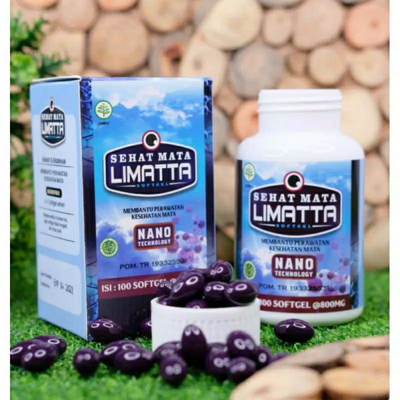 LIMATTA WALATRA ASLI 100% ORIGINAL OBAT SEHAT MATA HERBAL PALING AMPUH ORI BPOM SOFTGEL ORI DAN HALA