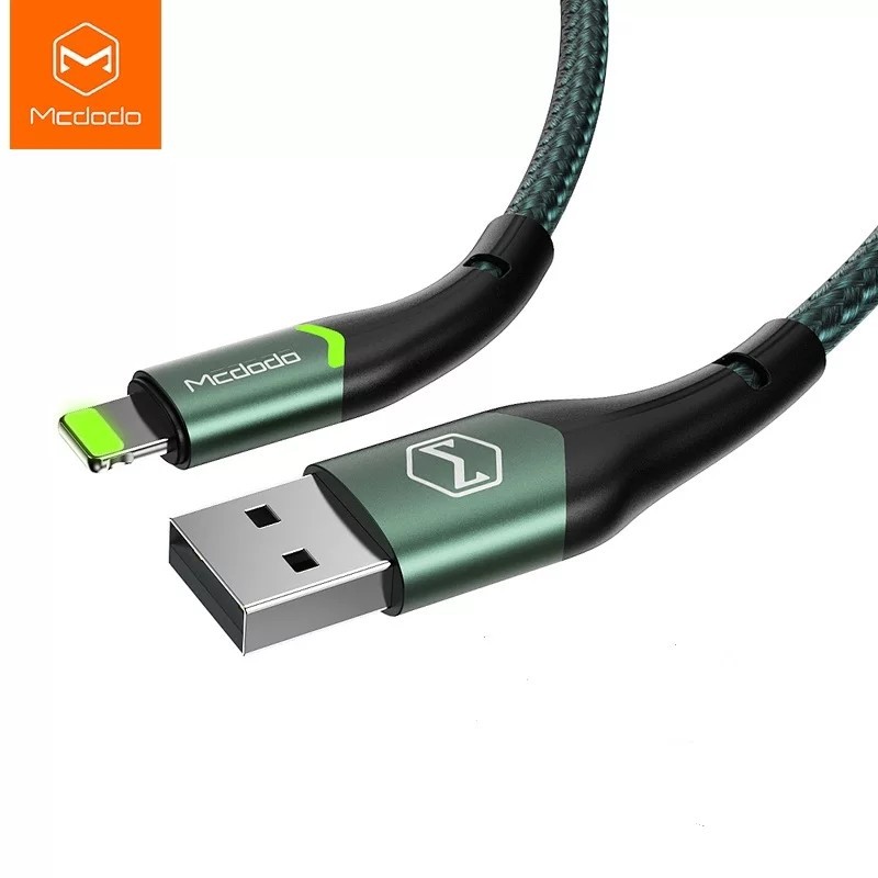 Mcdodo Kabel iPhone Lightning 2A Fast Charge USB with LED CA-784