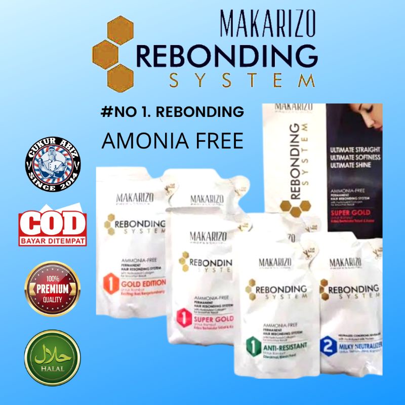 Pelurus rambut MAKARIZO rebonding system