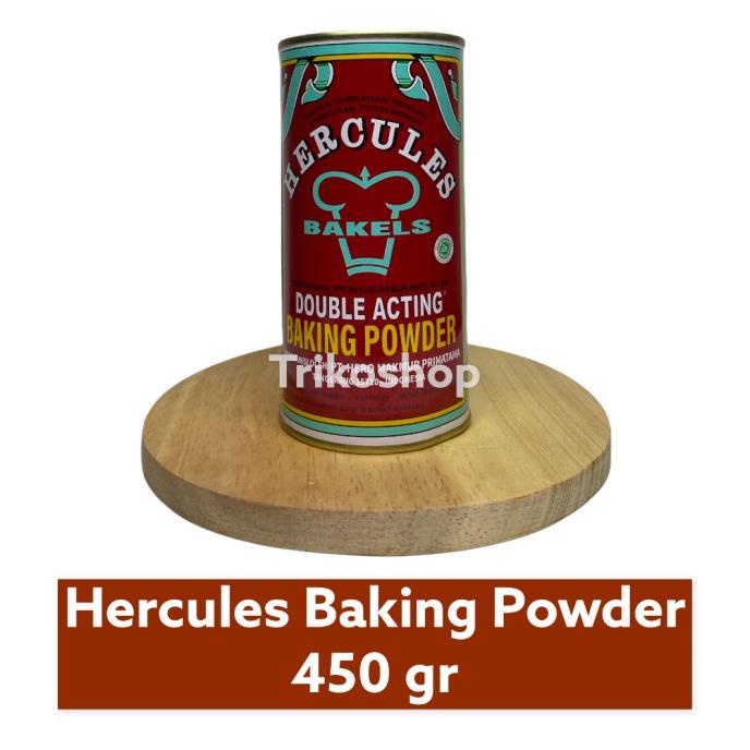 

Hercules Baking Powder 450gr TERLARIS TERPERCAYA ORIGINAL