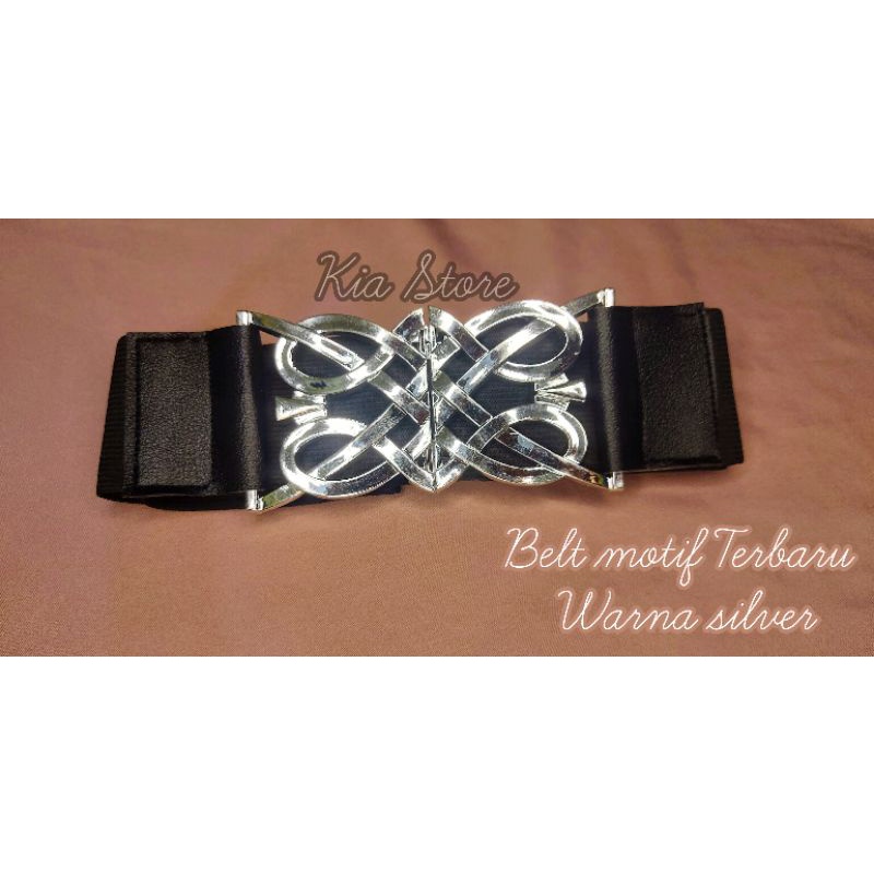 KIA STORE-Belt wanita karet/Ikat pinggang wanita motif terbaru/sabuk wanita/fashion wanita/asesoris wanita