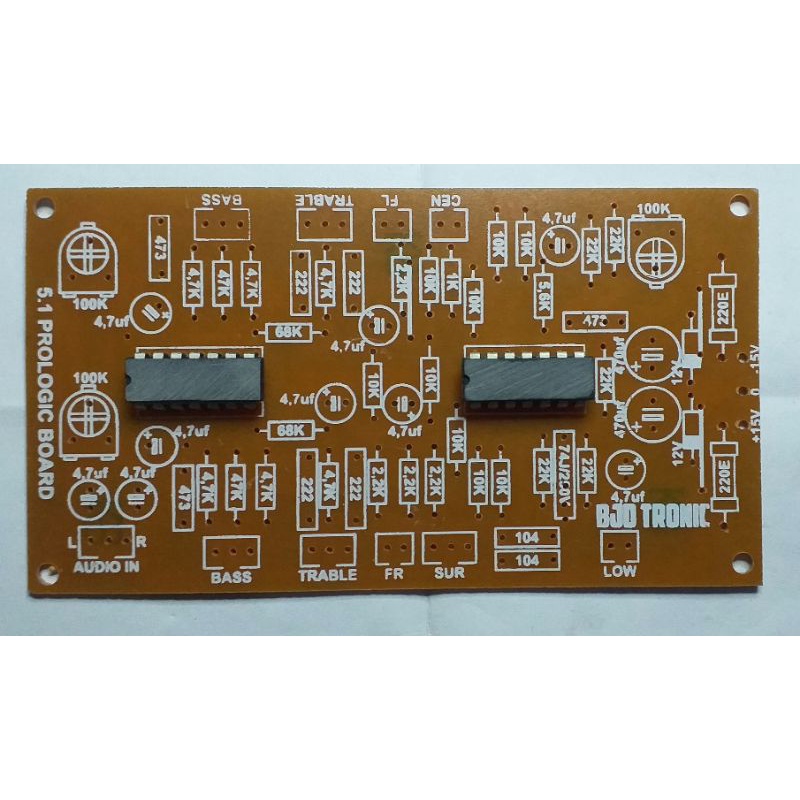 PCB PROLOGIC 5.1CH plus IC
