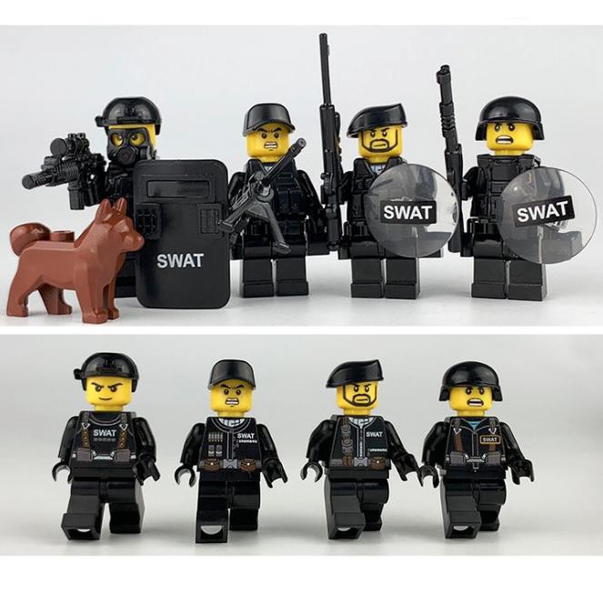 Sale City SWAT Forces Dog Squad Police Anjing Polisi Minifigure Lego kw >Termurah<