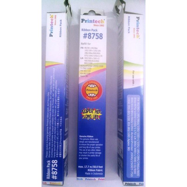 Pita Ribbon Refill Printech 8758 LX-300