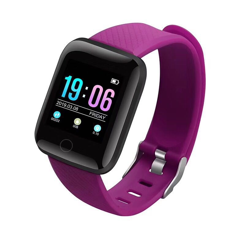 T91 Smartband 116 Plus - Smartwatch ID116 HR Plus Heart Rate Monitor Jam Tangan Cewek Original