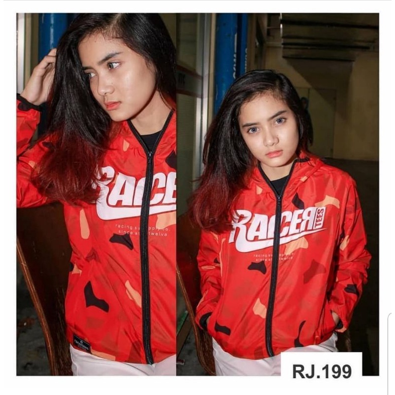 jaket parasut racertees original