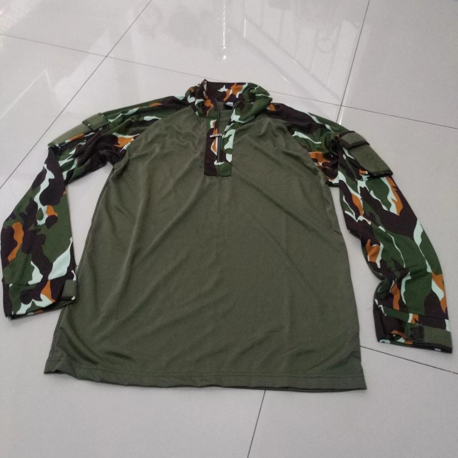 combat shirt kaos bdu loreng brimob