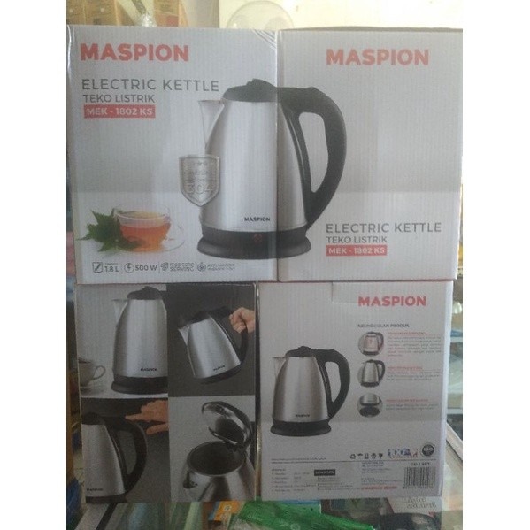 Teko Listrik Maspion MEK1802KS Electric Kettle Maspion MEK 1802KS